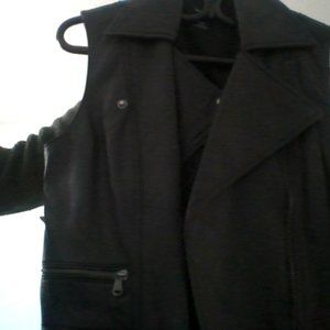 Club Monaco Leather Vest